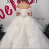 Custom Made Plus Size Off Shoulder Wedding Dress 2024 New Luxury Bridal Ball Gown Vestido De Noiva Ivory Floor Or Long Train - Image 6